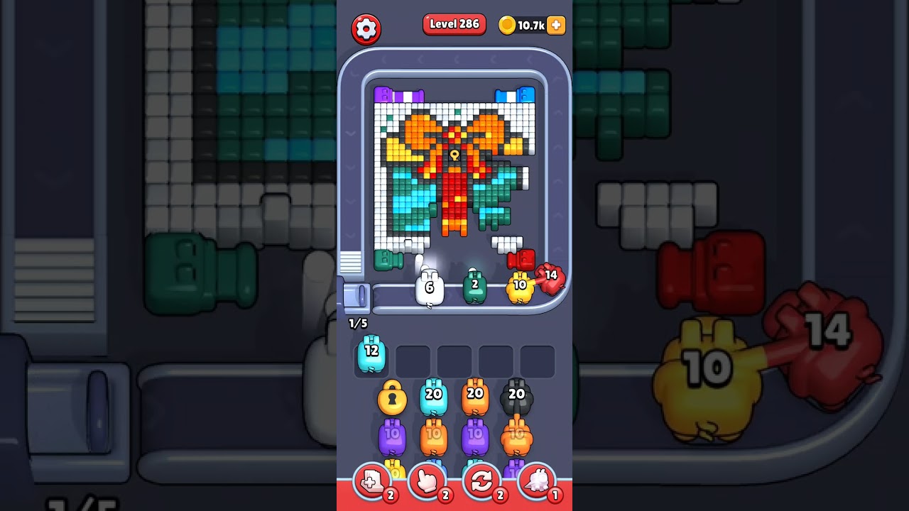Pixel Flow level 286