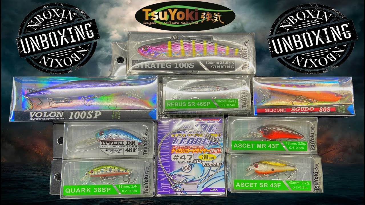 Распаковка новинок воблеров TsuYoki 2023 года по заказу Fmagazin