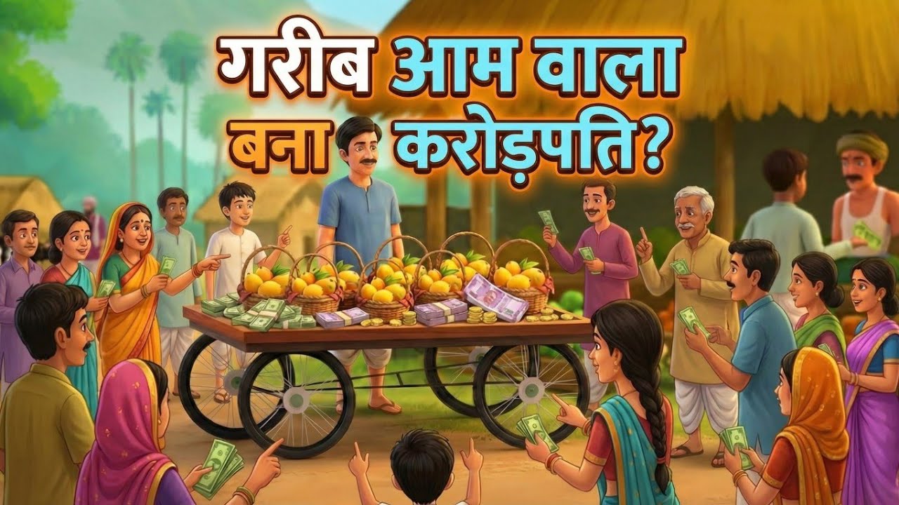 गरीब आम वाला बना करोड़पति| Gareeb Aam Wala bana karodpati| Moral Stories | Hindi Kahaniyan |