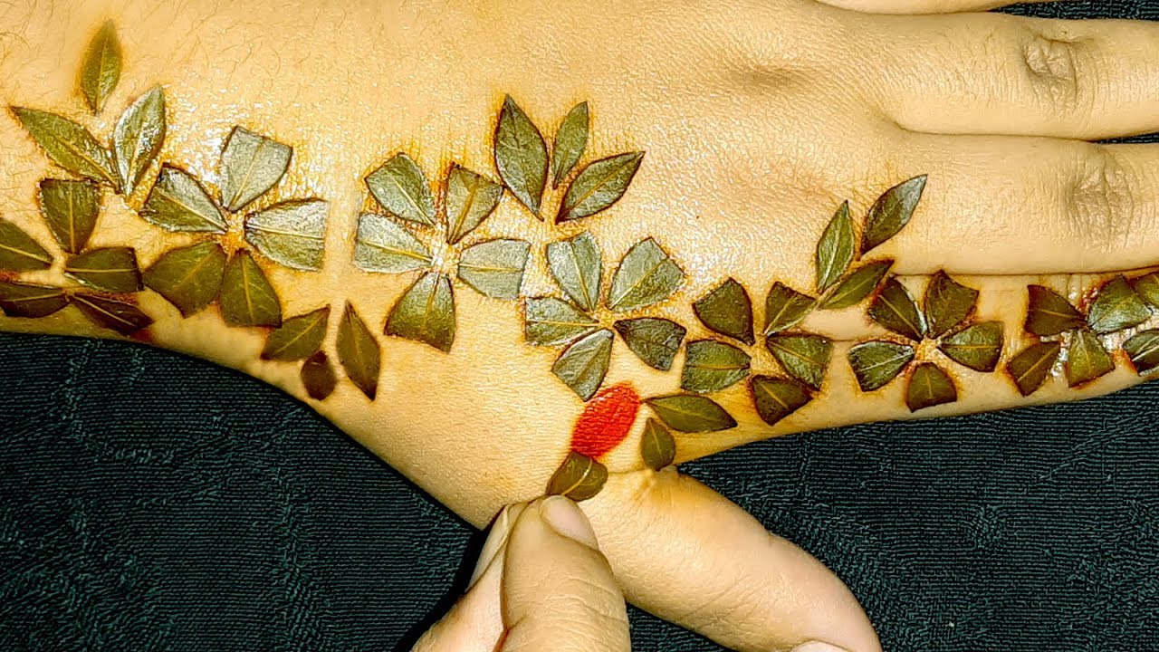New Easy Trick Mehndi Design With Moov Spray | Simple Mehndi Design For Hand | Mehndi Designs
