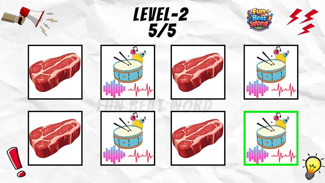 Say The Word On Beat Challenge | PART 60 | Level 1-5 Easy to Insane
