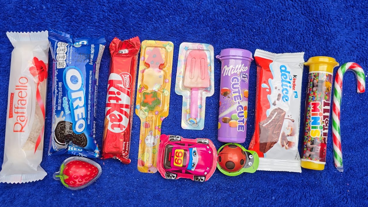 Top 5 Satisfying Video ASMR Lollipops Chocolate and Gummy Candy Unboxing Video Most Popular Candy.
