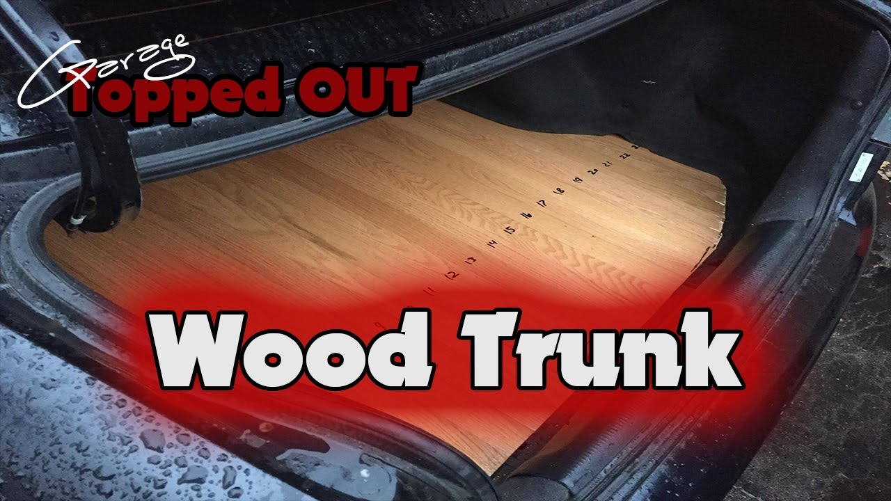 How to install wood trunk liner