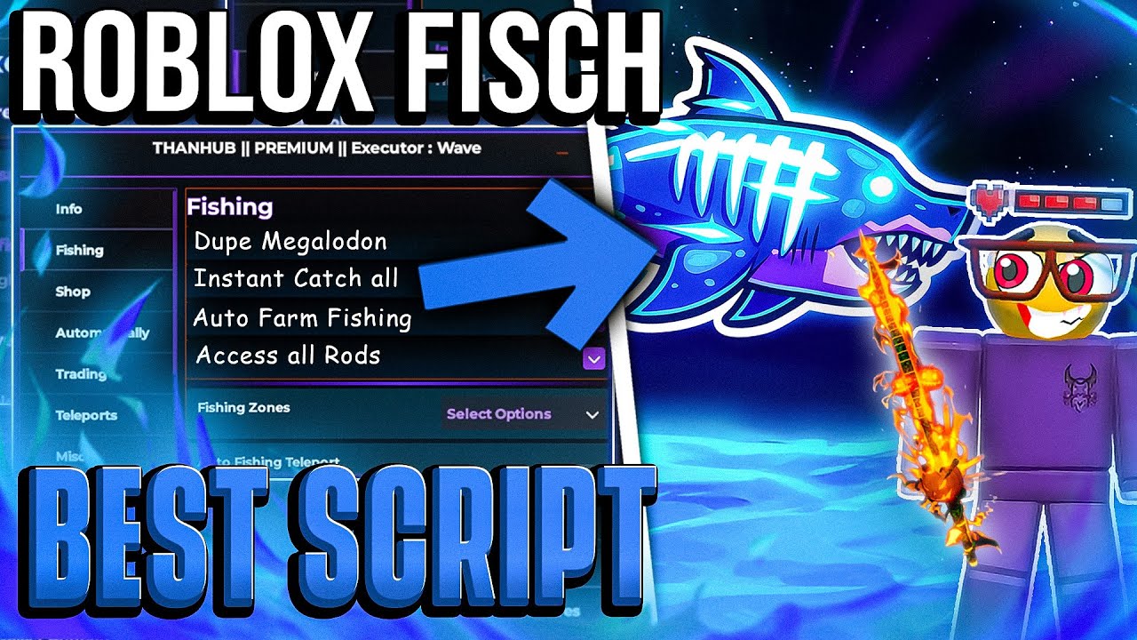 FISCH Script 2025 NO KEY (PASTEBIN) &mdash; автопоимка, копье-копье, мгновенная катушка и событие Хэлло...