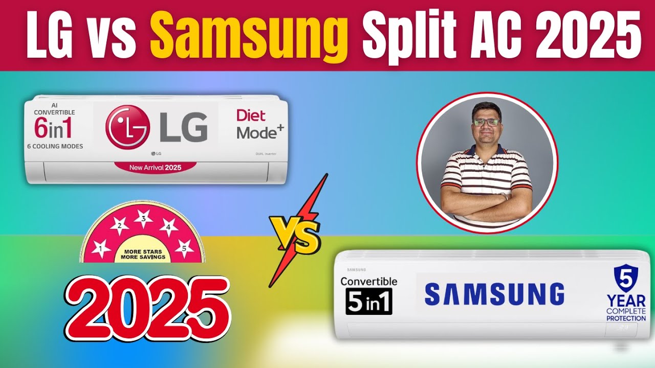 Lg vs Samsung AC Which is Better⚡Samsung Windfree vs LG Dual Inverter AC 2025⚡Best Inverter AC 2025