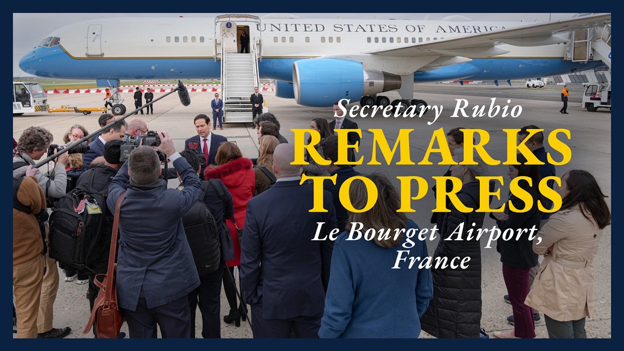 Secretary of State Marco Rubio Remarks to the Press