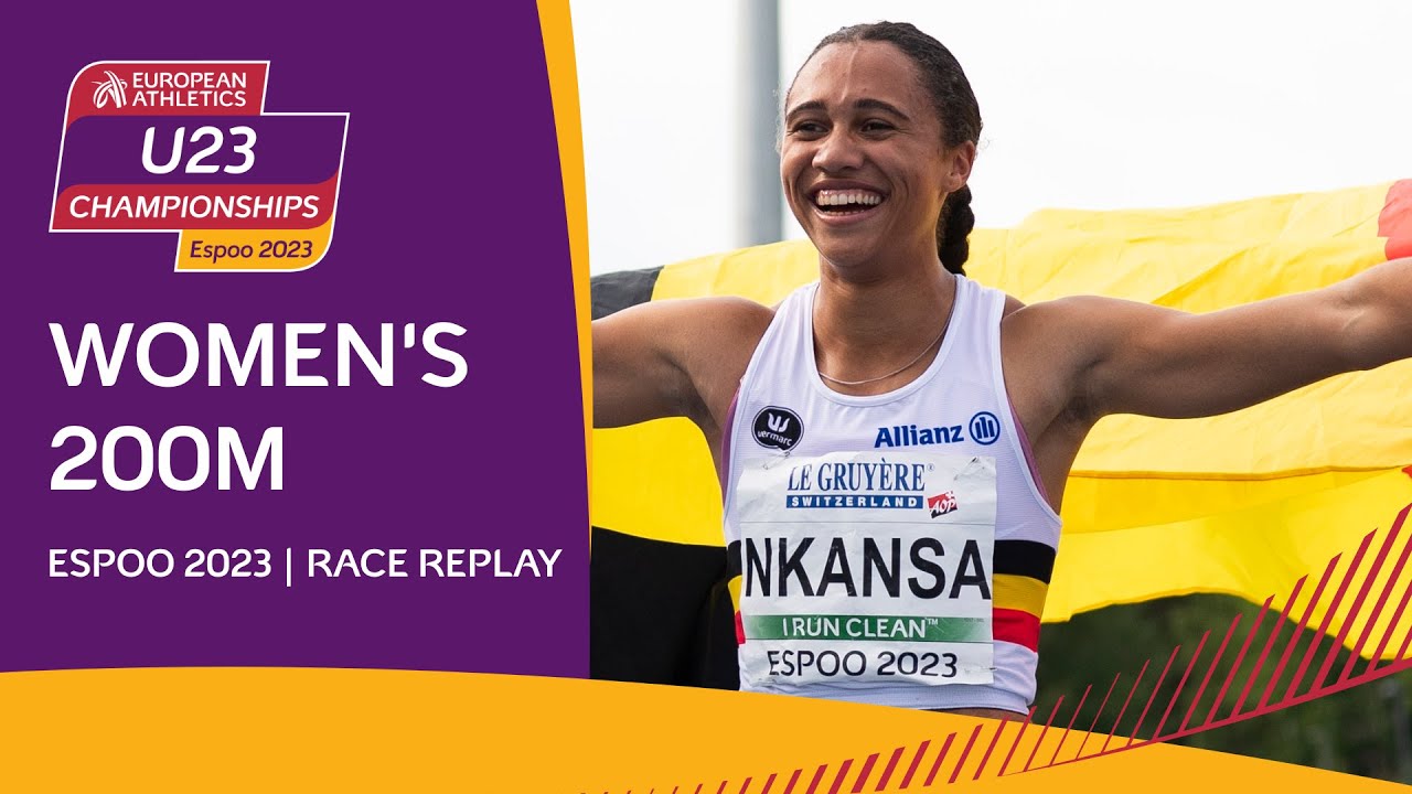Close finish! 😱 Women's 200m final replay | Espoo 2023