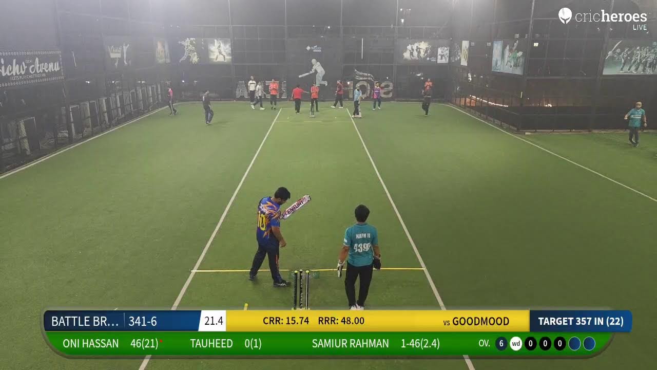BATTLE BROTHERS vs GOODMOOD live cricket match | Individual live - SICHO Arena, Chandgaon, Ctg Chat