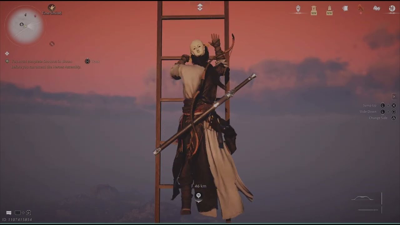 Where Winds Meet Longest Ladder Climb And Then Something Happens...PS5