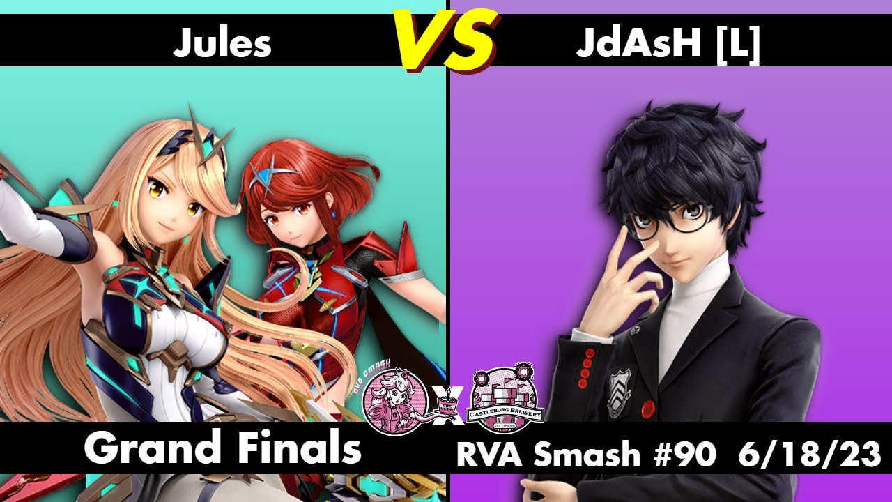 RVA Smash #90: JdAsH [L] (Multiple Chars.) vs Jules (Multiple Chars.) | GRAND FINALS | 46 Entrants