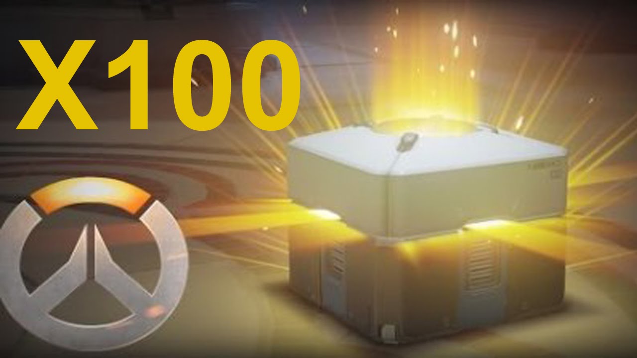 Overwatch-100 Loot Crate Unboxing