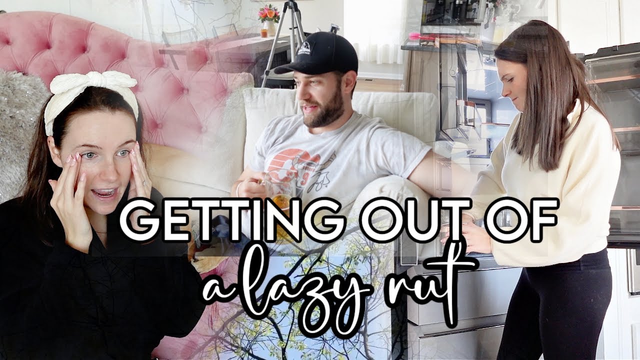 VLOG: getting out of a lazy rut, chats w/ zac about life + organizing!