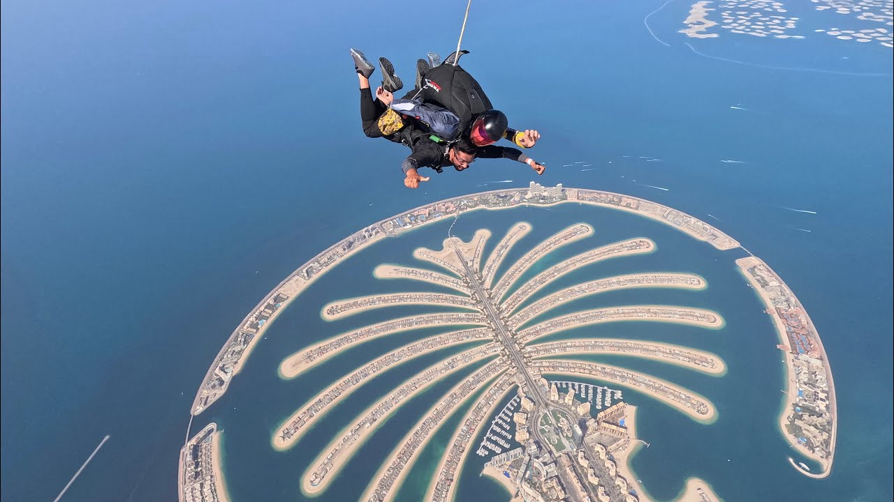 Skydive Dubai #travel #skydivedubai #deram #bucketlist #reels #shortvideo #shorts #lifetimememories 