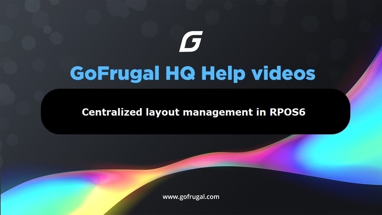 centralized layout management in HQ with RPOS6