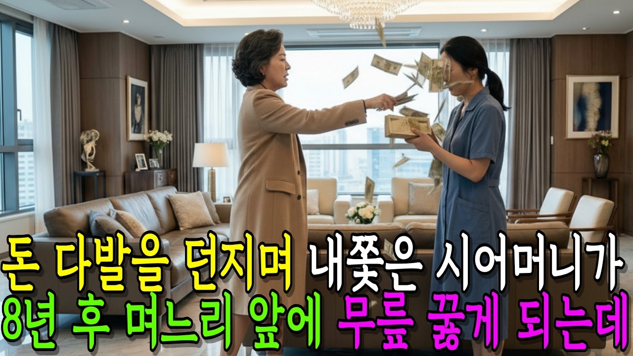 돈 다발을 던지며 내쫓은 시어머니, 8년 후 그 며느리 앞에 무릎을 꿇게 되는데... 오디오북 ㅣ 사연라디오 ㅣ 노후사연 ㅣ 반전사연