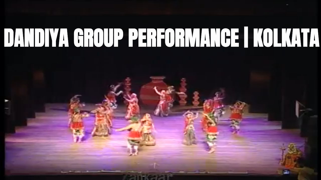 GUJARATI DANDIYA | ZANKAAR - 1 DANDIYA DEW Drops | RAAS COMPETITION | KOLKATA | DANDIYA VIDEO