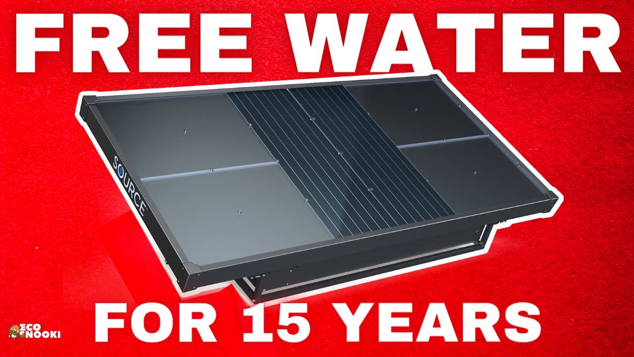 AIR + SUNLIGHT = WATER | Make water using Solar panel!!