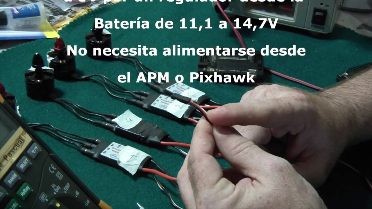 Proyecto Drone. Parte 18. ESC´s, BEC´s, JP1 en APM ¡Vaya lío de siglas!