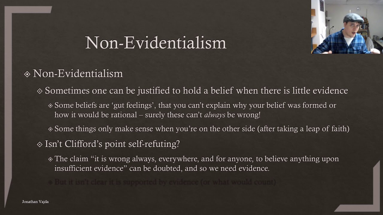 The Ethics of Belief - Non-Evidentialism