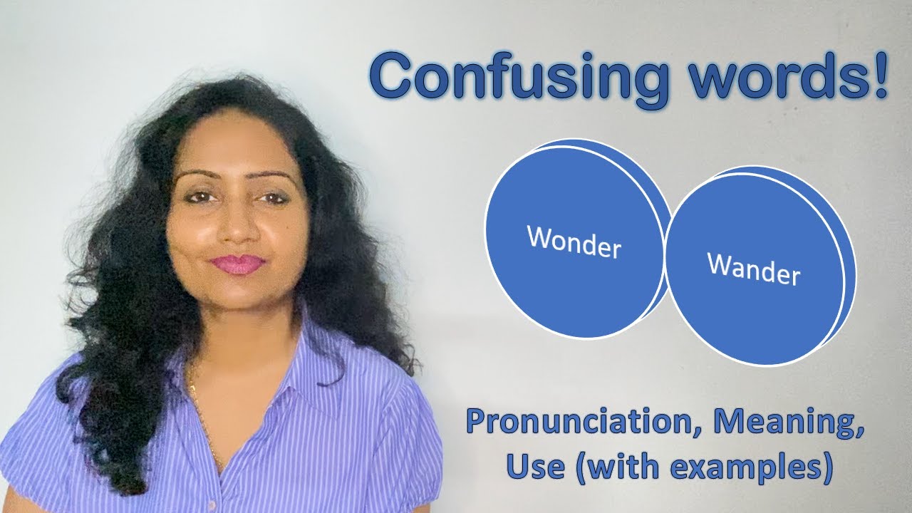 Confusing words: Wonder & Wander #english #improveyourvocab #learnenglish