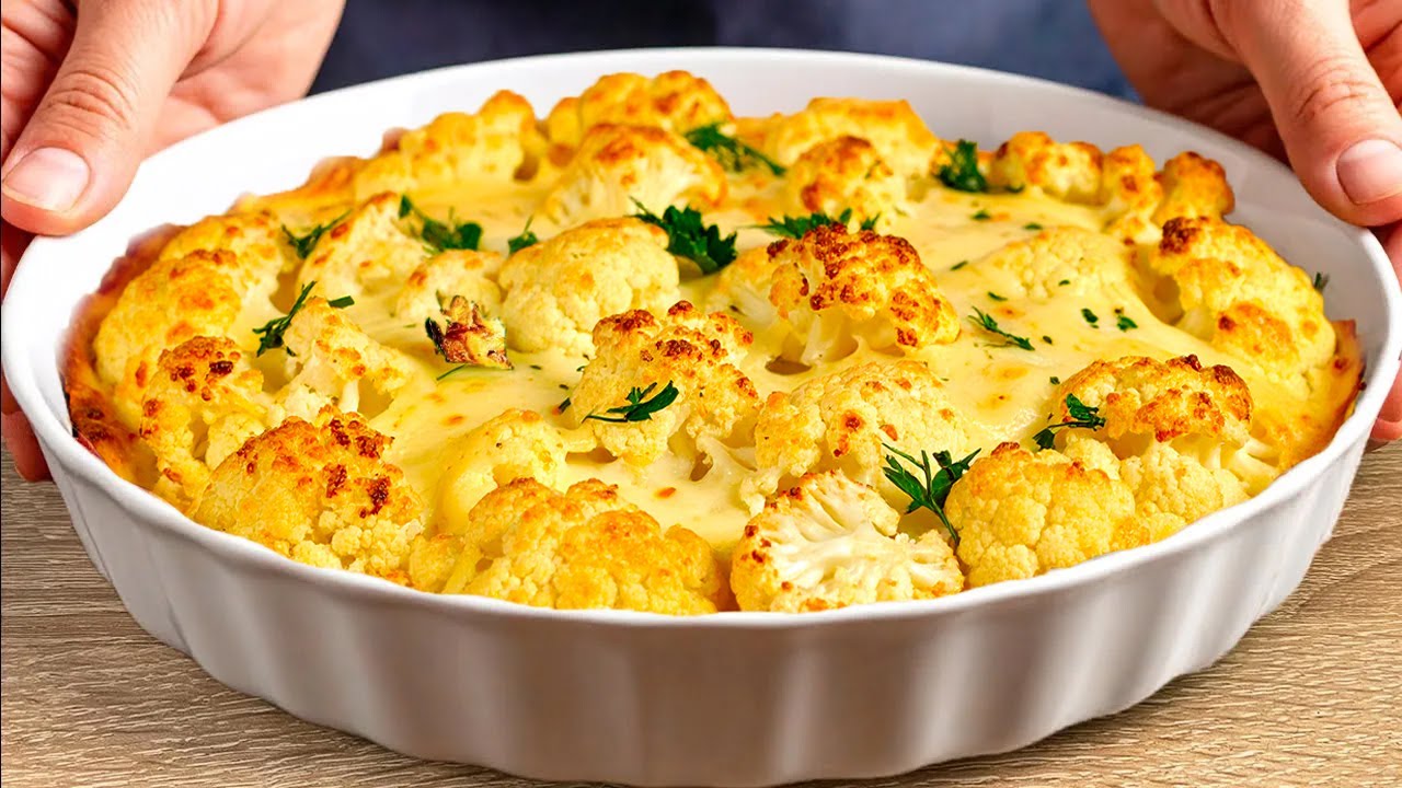 Я никогда не ел такую вкусную цветную капусту! Простой и быстрый рецепт!
