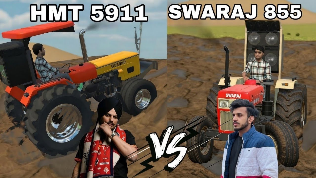 ​HMT 5911 vs Swaraj 855: Heavy DalDal Performance Test 2026