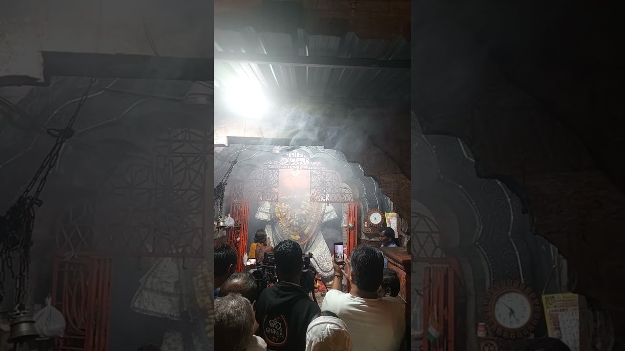 Bedi Hanuman Temple  is where Hanumanji  is depicted tied with iron shackles his duty to save Puri