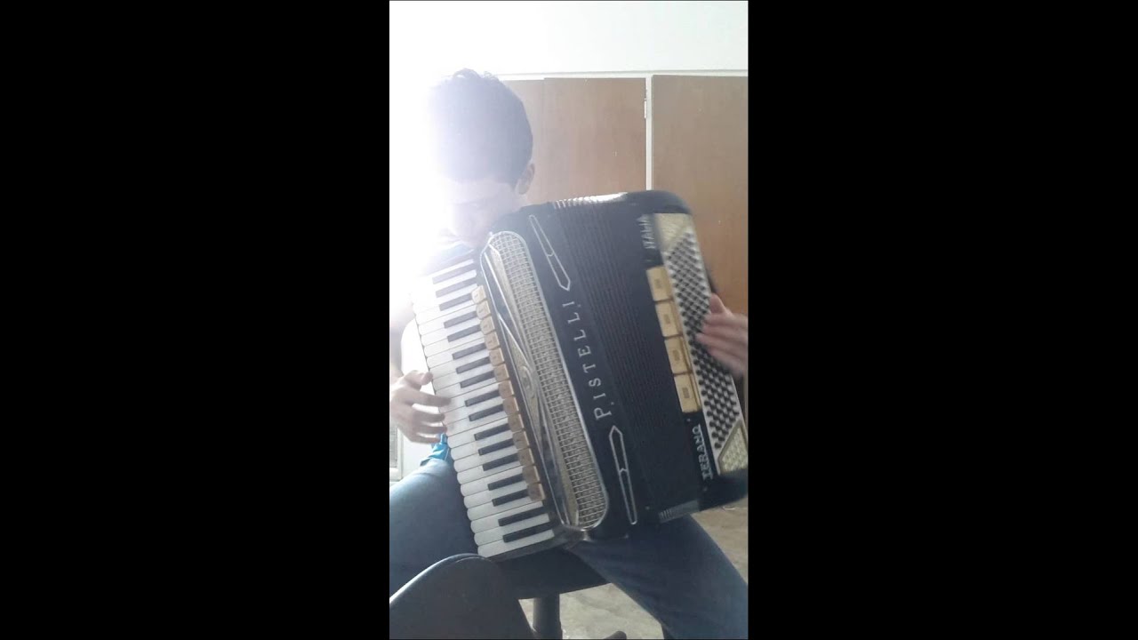 Bailinho da madeira acordeon de tecla