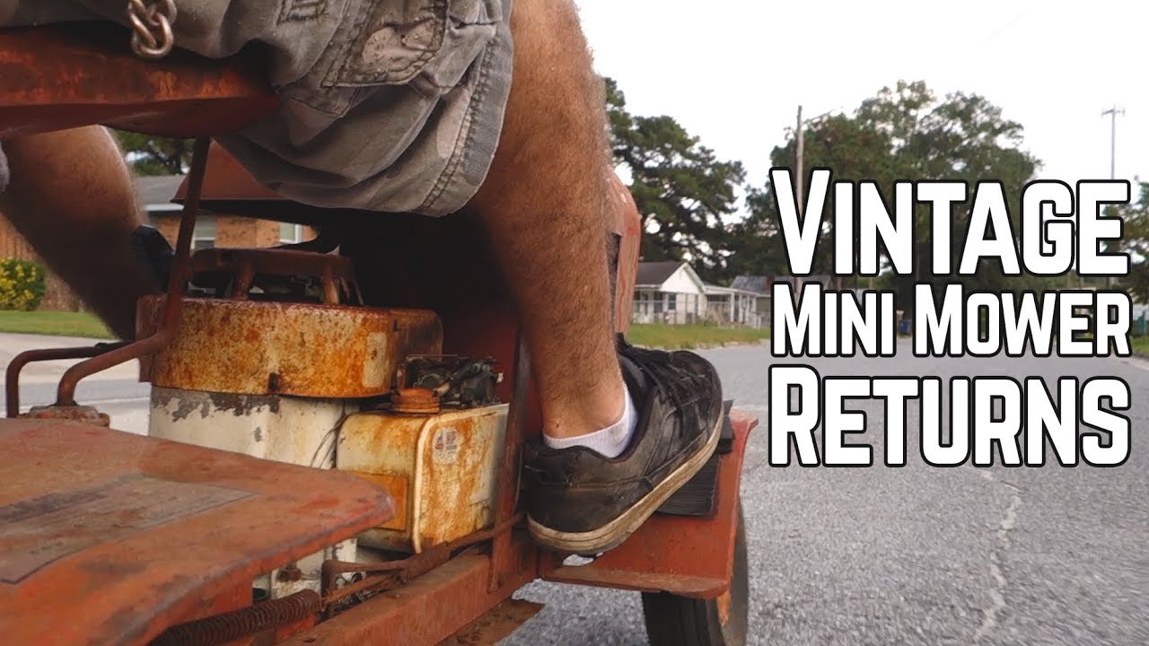 The 60's Mini Mower Returns! Belts, Slicks & Riding: Ike's Adventures