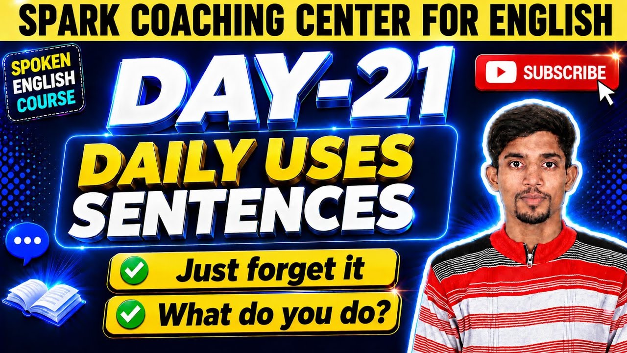 DAY- 21 || Daily Uses Sentences || English || Practice