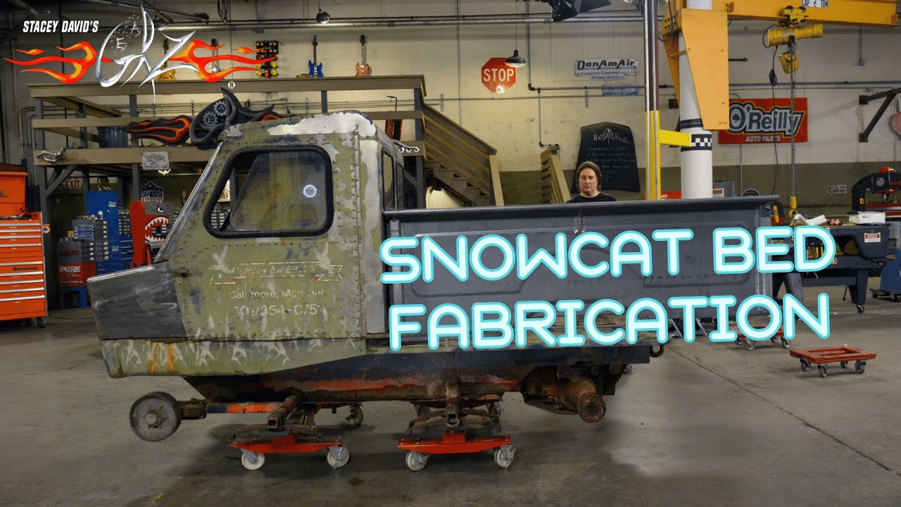 Snowcat Bed Fabrication & Tennessee Electric Guitar - Stacey David's Gearz S10 E13
