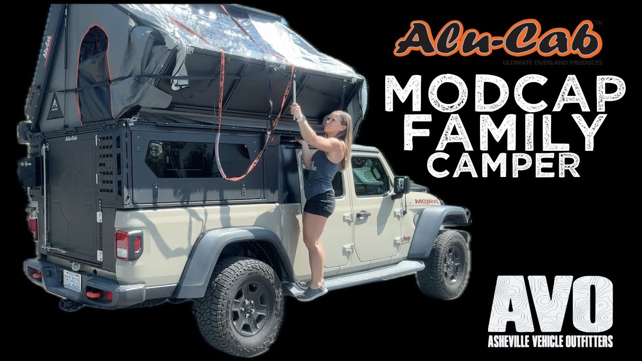 🔥 Alu-Cab ModCAP Family Camper on a Jeep Gladiator