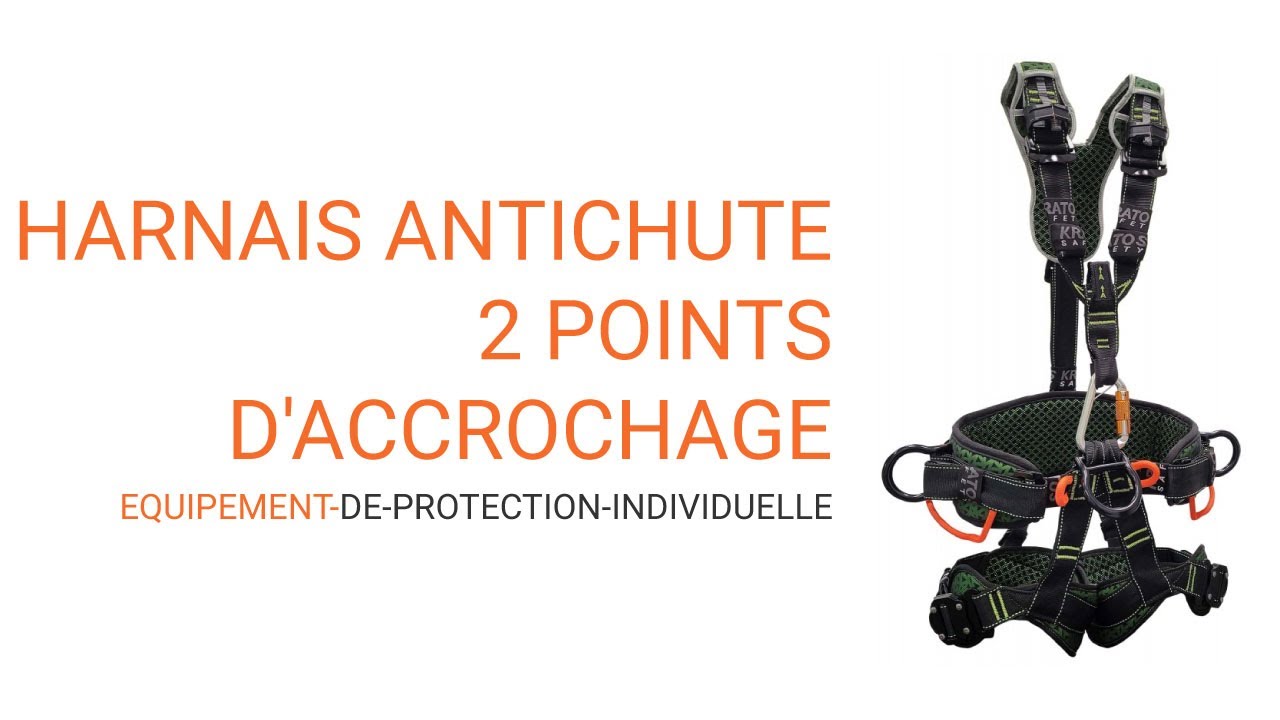 Harnais antichute 2 points d'ancrage