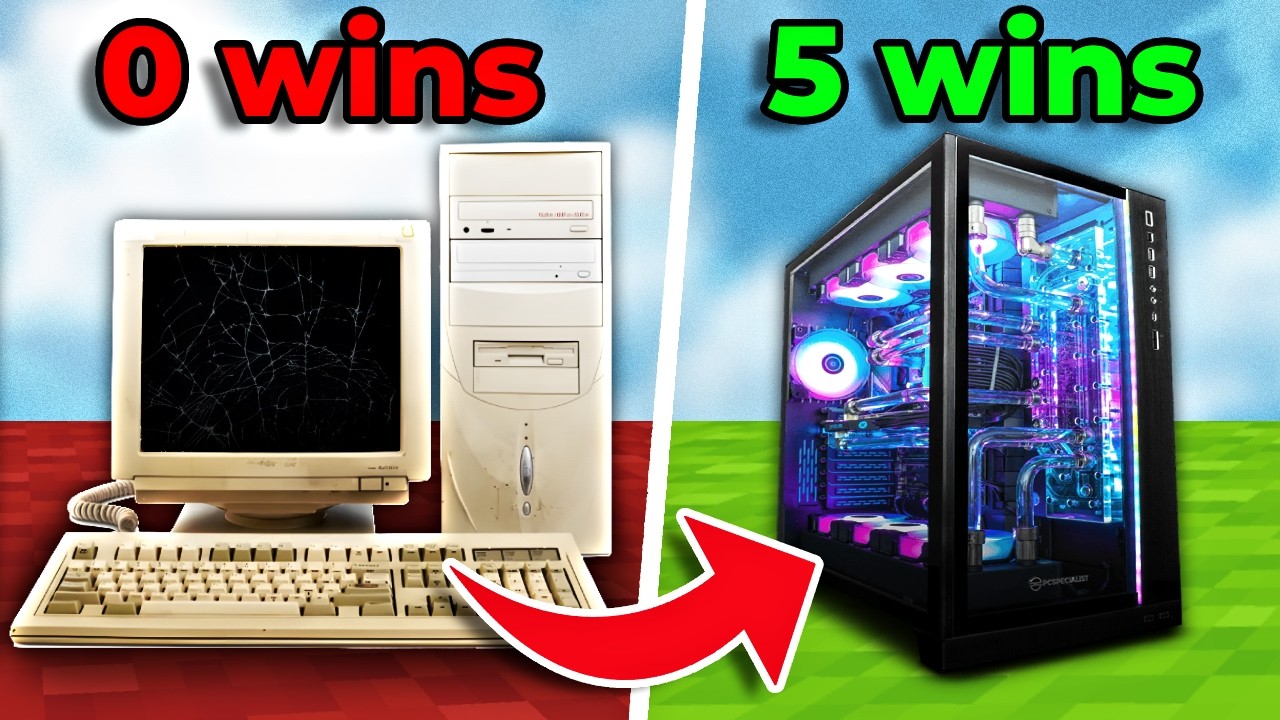 Skywars mas a cada win meu setup melhora