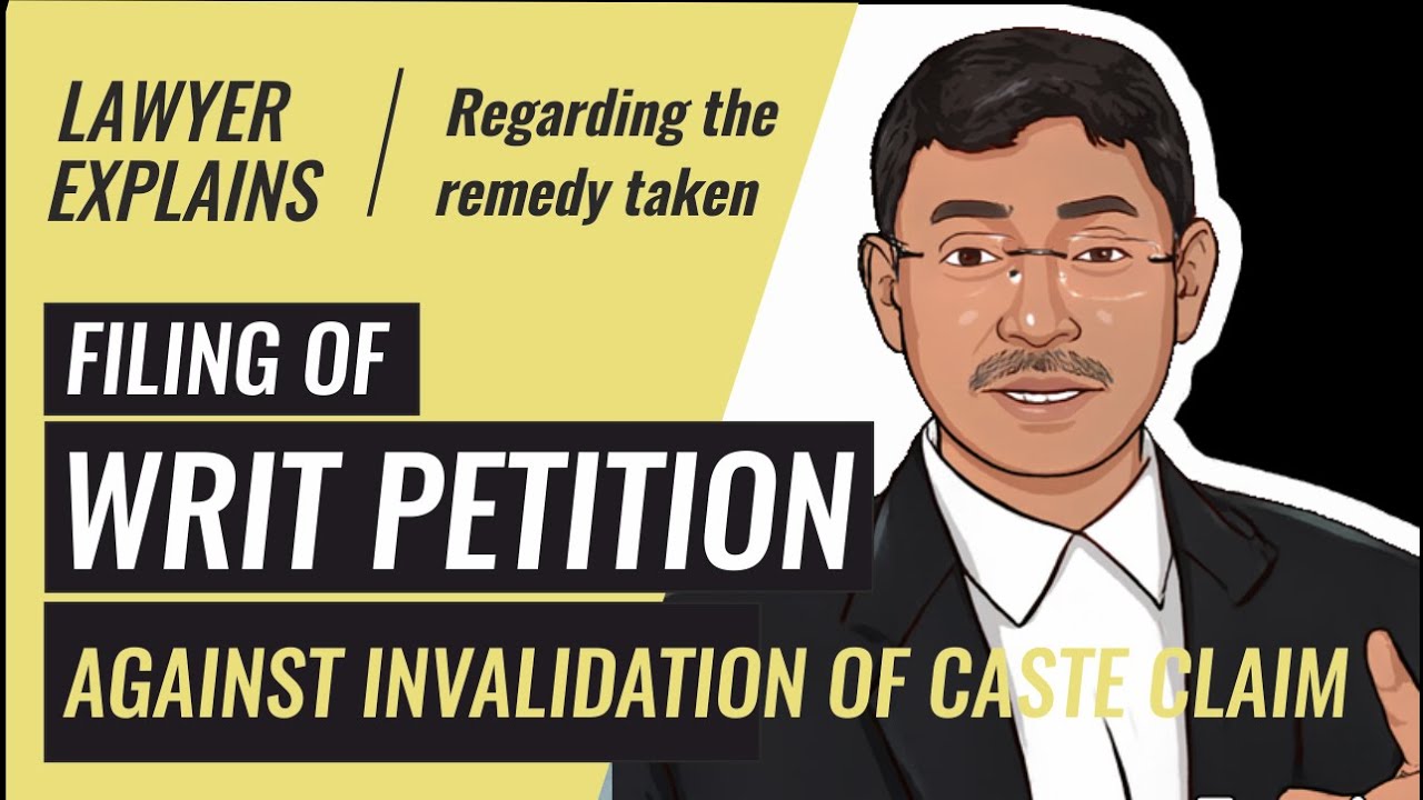 Filing a Writ Petition against the Order of Caste Scrutiny Committee in High Court in recruitment