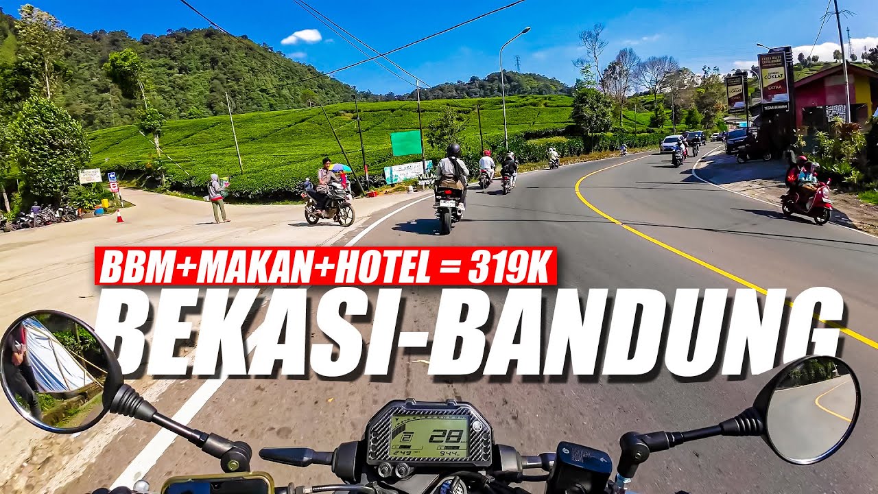 Ini Rute - Budget - Checkpoint - Penginapan Touring Bekasi - Jakarta - Bandung Via Puncak - Cianjur