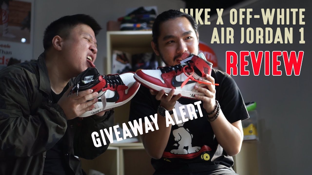 Nike X Off White Air Jordan 1 Review ft. Jejouw dan GIVEAWAY YEEZY!