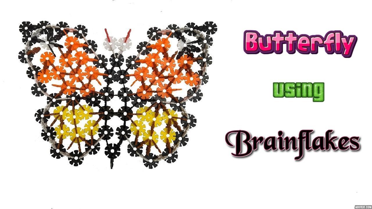 How to build a Butterfly using Brainflakes | Brainflakes Step by Step Instructions