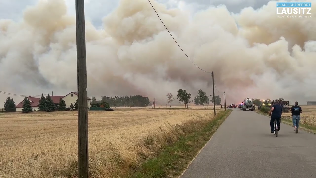 Falkenberg: Großer Waldbrand ausgebrochen - Einsatz dauert bereits eine Woche an