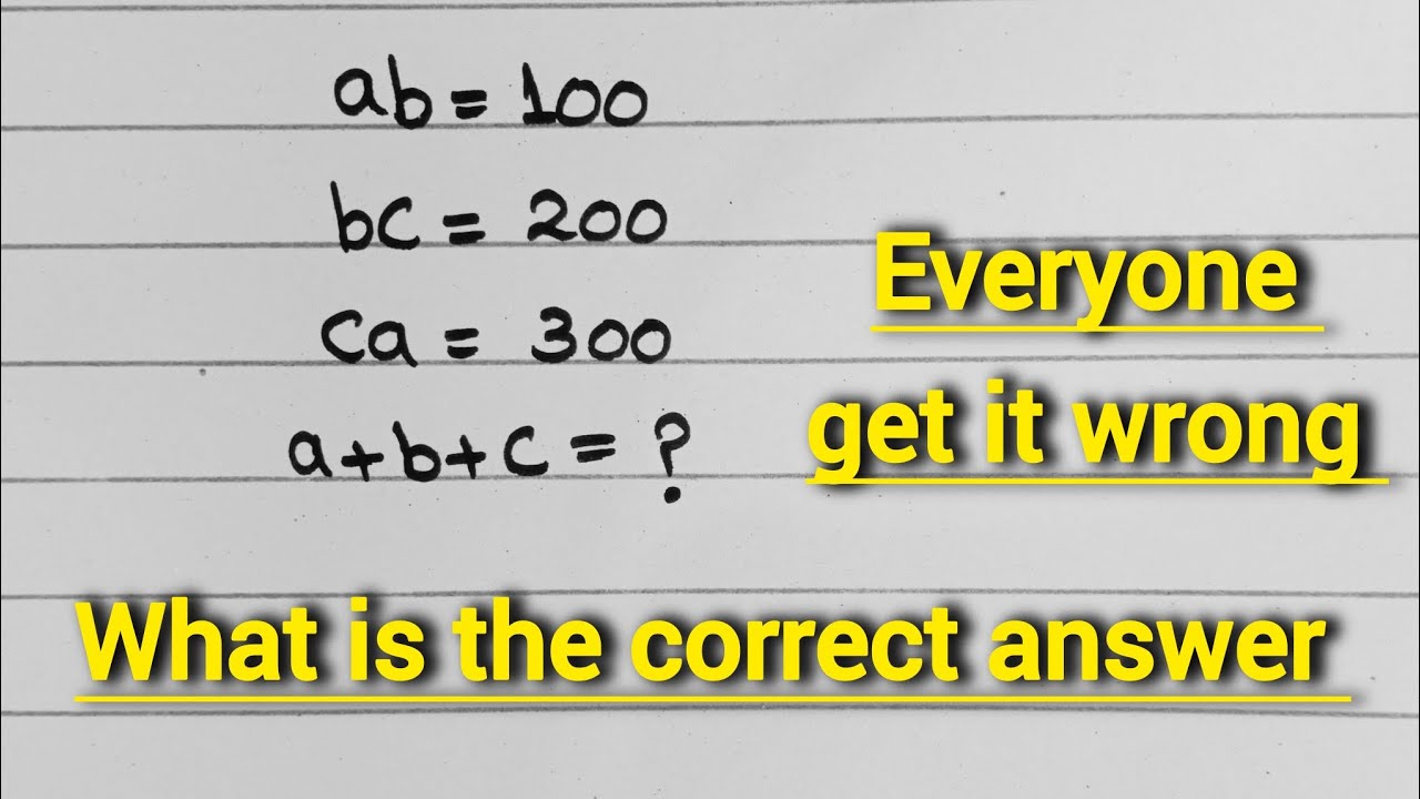 USA can you solve this hardest math Olympiad algebra challenge 