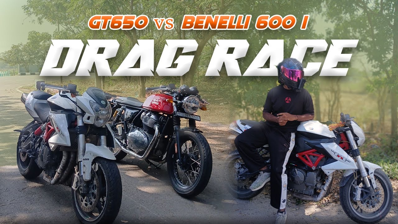 Drag race GT650 VS Benelli600I | telugumotovlogs | 