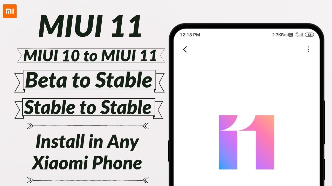 How to install MIUI 11 in Any Xiaomi Phone