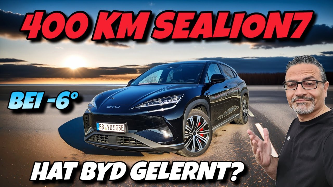 ERSTE Langstrecke im BYD SEALION7! So weit kommt er, so schnell l&auml;dt er wirklich! #ev #byd