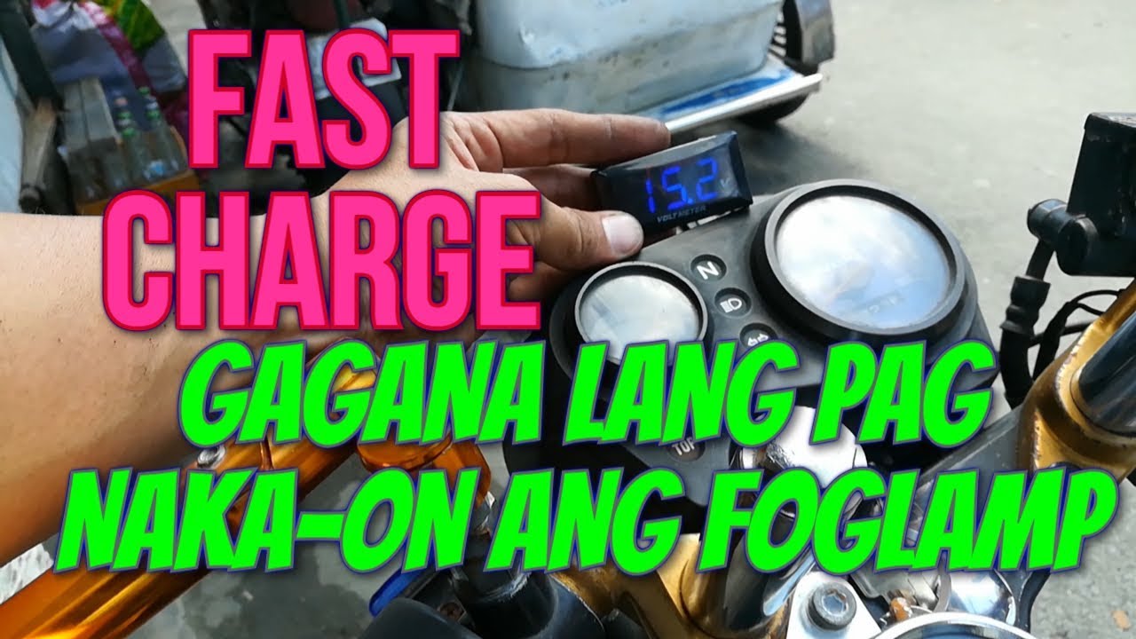 AUTOMATIC FAST CHARGE on MOTORCYCLE