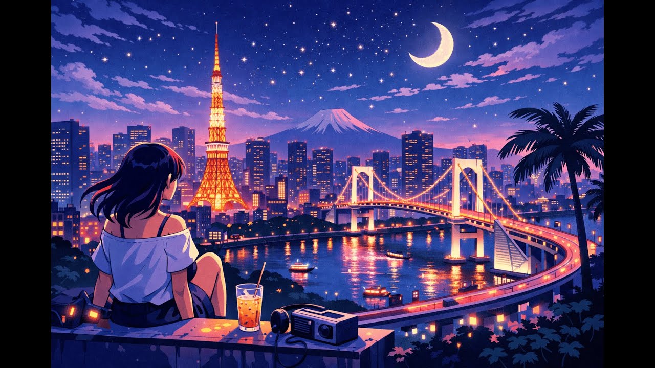 Japanese City Pop Lo-fi for Winter to Spring Nights| Tokyo Late Night Sounds