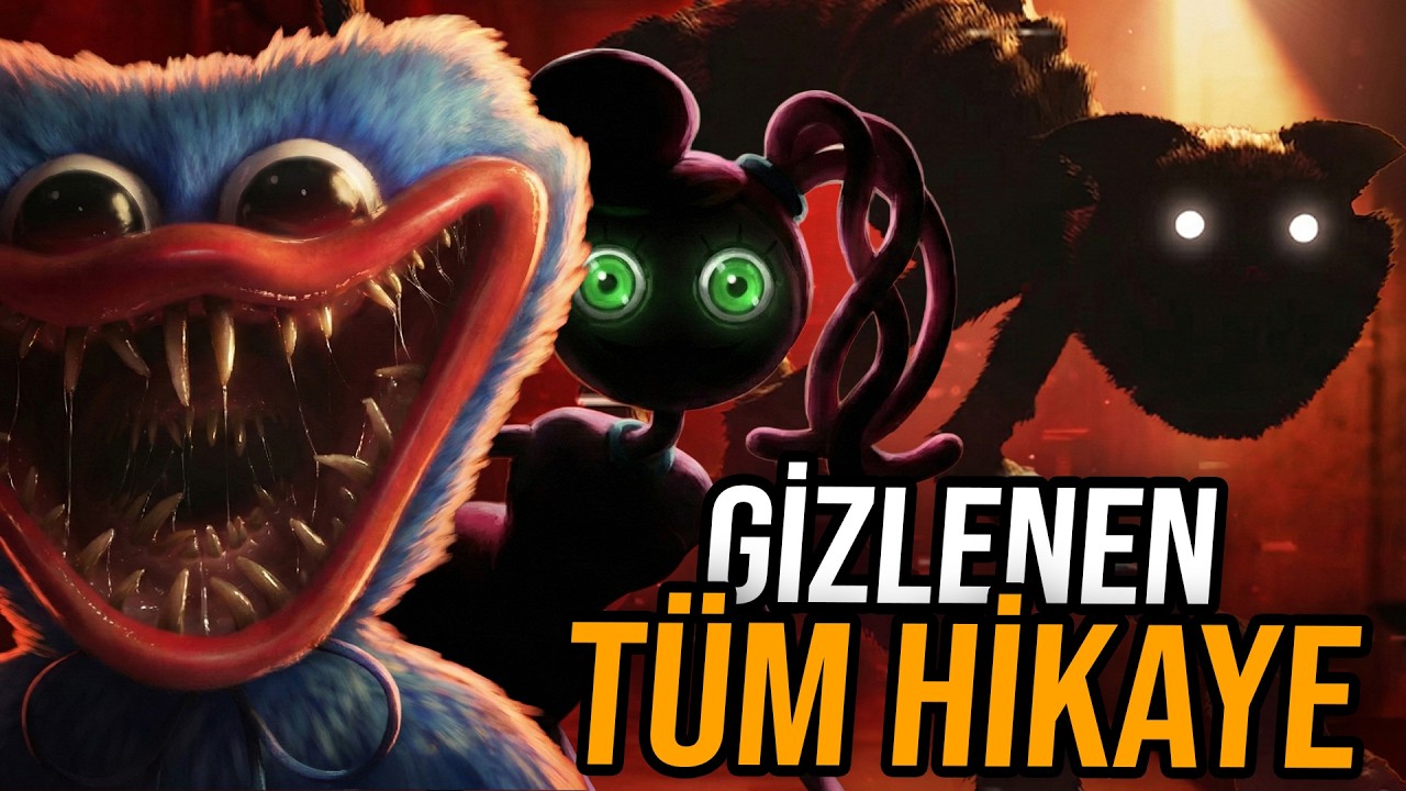 Bilmediğiniz Poppy Playtime'ın Tüm Hikayesi (Chapter 1-2-3-4)