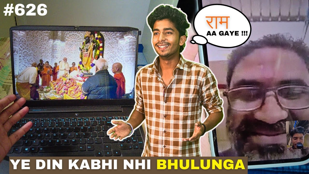 FINALLY SHREE RAM AA GAYE😍😍ayodhya | VLOG 626