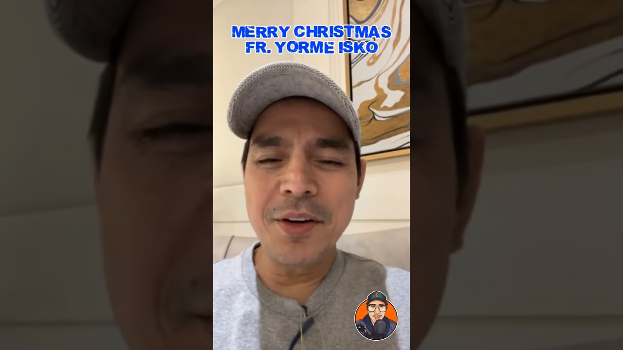 Merry Christmas daw from Yorme ISKO Moreno! Manila God First 