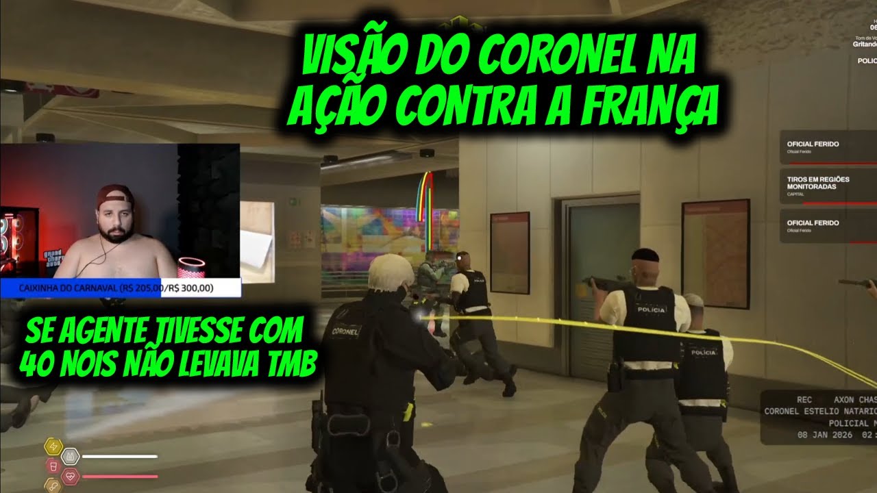 VISÃO DO CORONEL NA AÇÃO CONTRA A FRANÇA