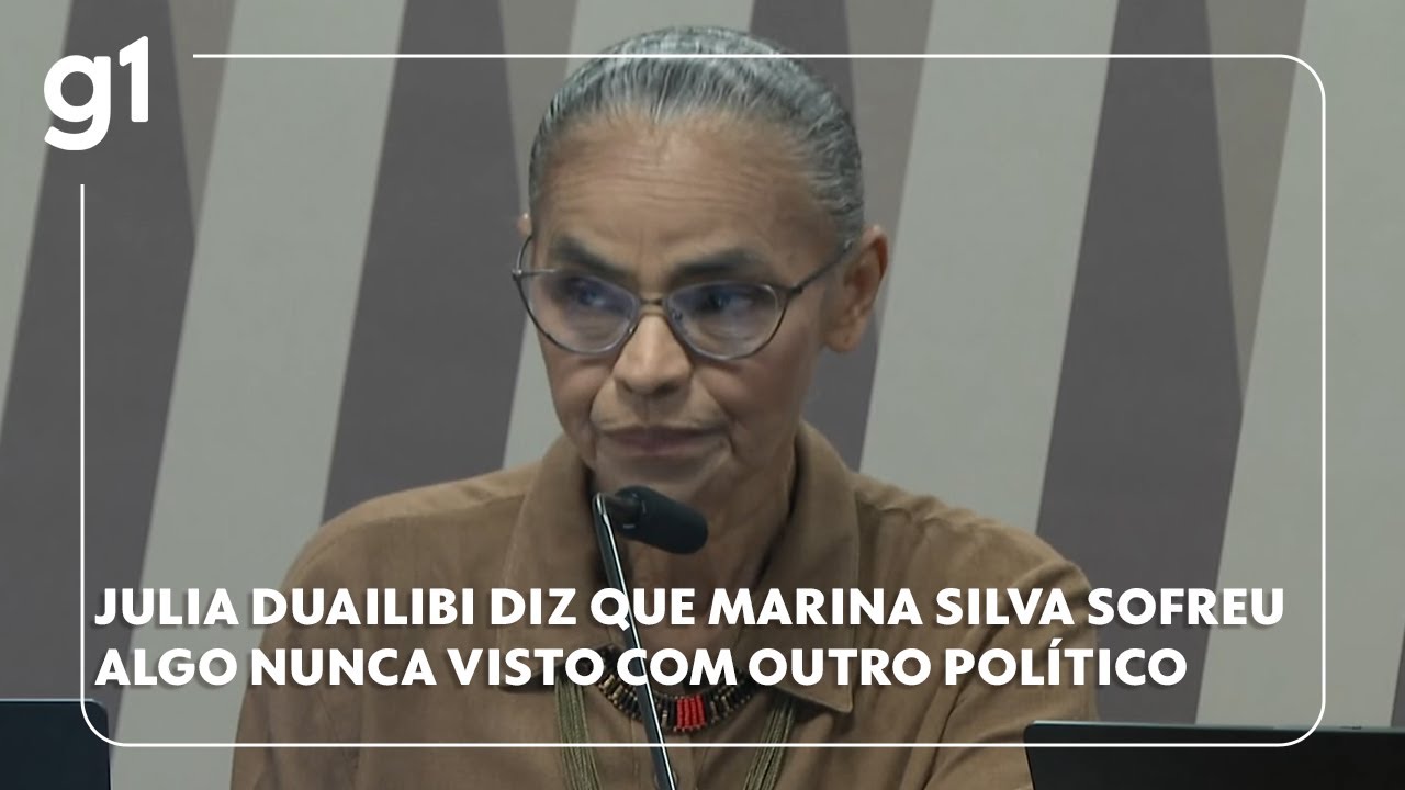 Julia Dualibi diz que o que aconteceu com Marina Silva nunca havia acontecido com outro político